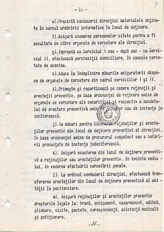 20 mai 1980. Regulamentul nr. D/00134 din 20 mai 1980 privind organizarea și funcționarea Direcției a VI-a Cercetări Penale