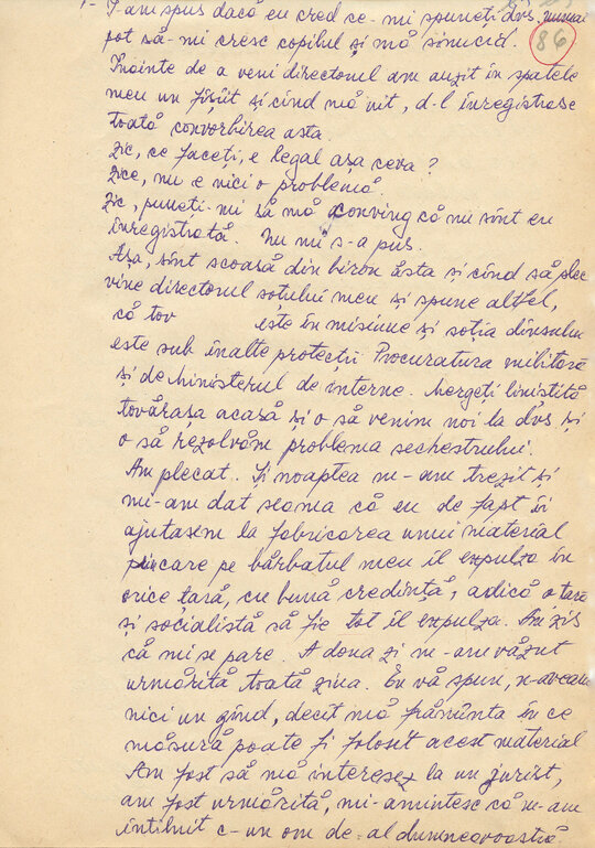 27 februarie 1989. Ancheta maiorului Comșa Gheorghe asupra lui „Consemn 11” în Camera 12 de anchetă, transcrisă după caseta audio la Compartimentul T.O. din Serviciul III al Direcției Cercetări Penale (ACNSAS, fond Documentar, dosar nr. 3447, vol. 44)