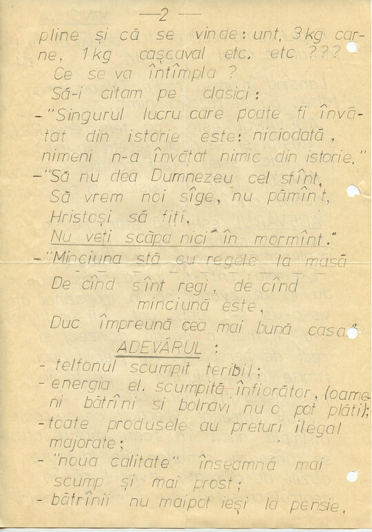 4 august 1988. A treia scrisoare trimisă de Constantin Geangu pe adresa Comitetului Central al Partidului Comunist Român