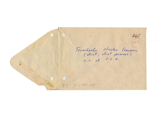 27 octombrie 1989. Scrisoarea trimisă de Constantin Geangu lui Nicolae Ceaușescu