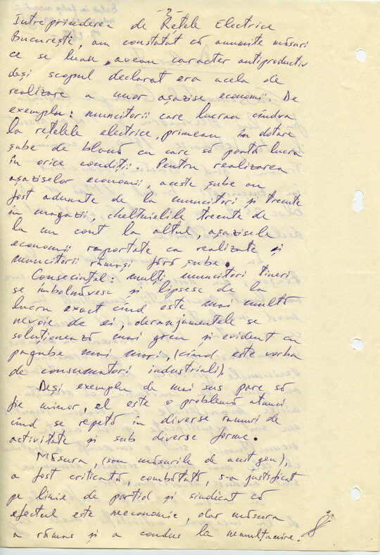 12/13 noiembrie 1989. A treia declarație scrisă în anchetă de către Constantin Geangu