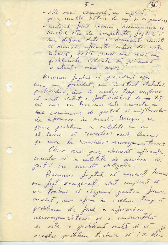 12/13 noiembrie 1989. A treia declarație scrisă în anchetă de către Constantin Geangu