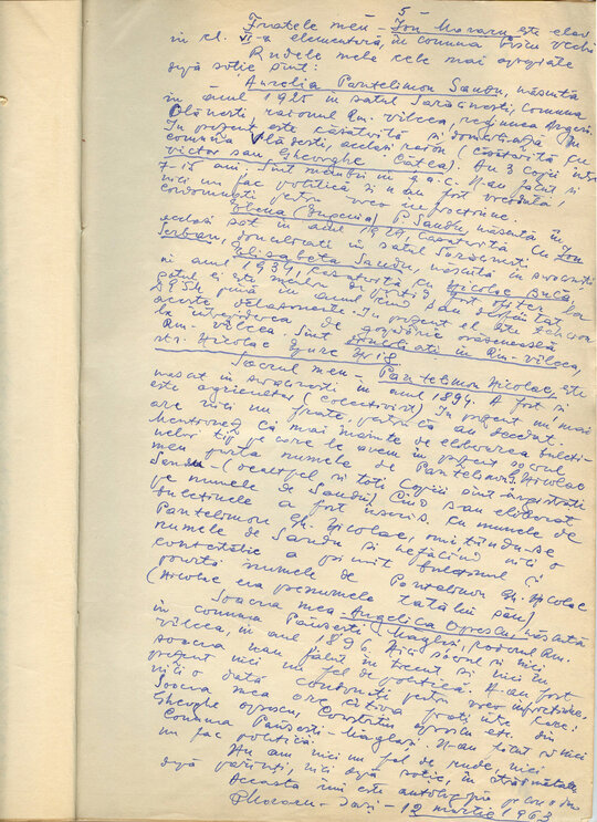 12 martie 1963. Autobiografia lui Pătru Morariu