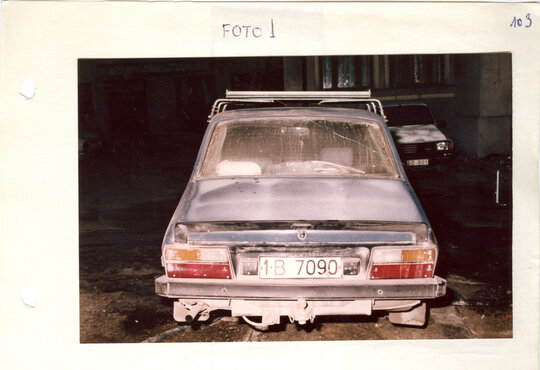 Fotografii realizate cu prilejul flagrantului 25.01.1989