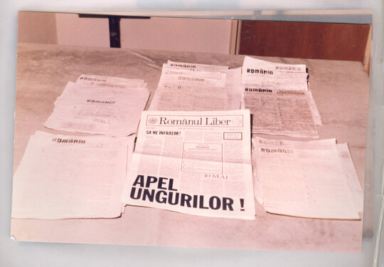 Fotografii realizate cu prilejul flagrantului 25.01.1989