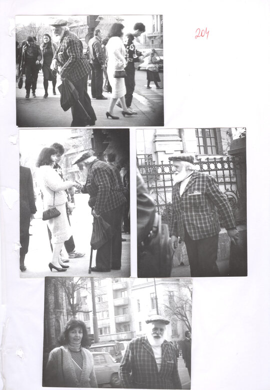 Foto filaj cu urmărirea soției lui Petre Mihai Băcanu (obiectivul „BERTA”_29-30.03.1989)